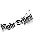 NIGHT DRIVES STICKER