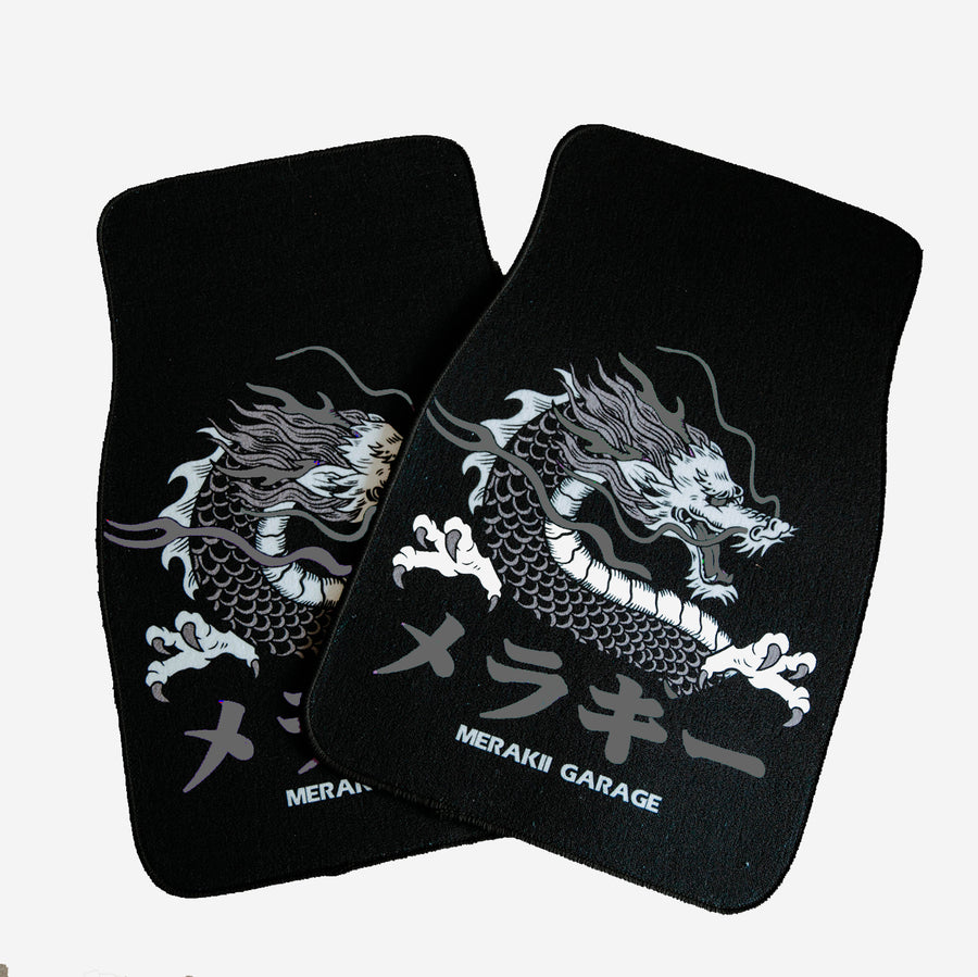 GREY DRAGON FLOOR MAT (PRE ORDER)